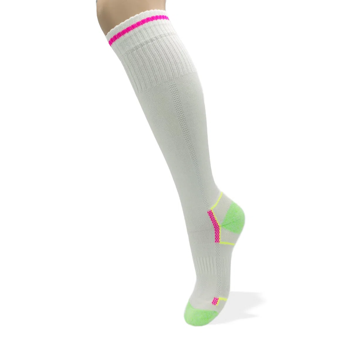 3 Paia Calzini Sportivi Tecnici Lunghi in Bamboo e Cotone, Antivescica - Collezione MULTISPORT VOLLEY - Con rinforzo Tallone e Punta
