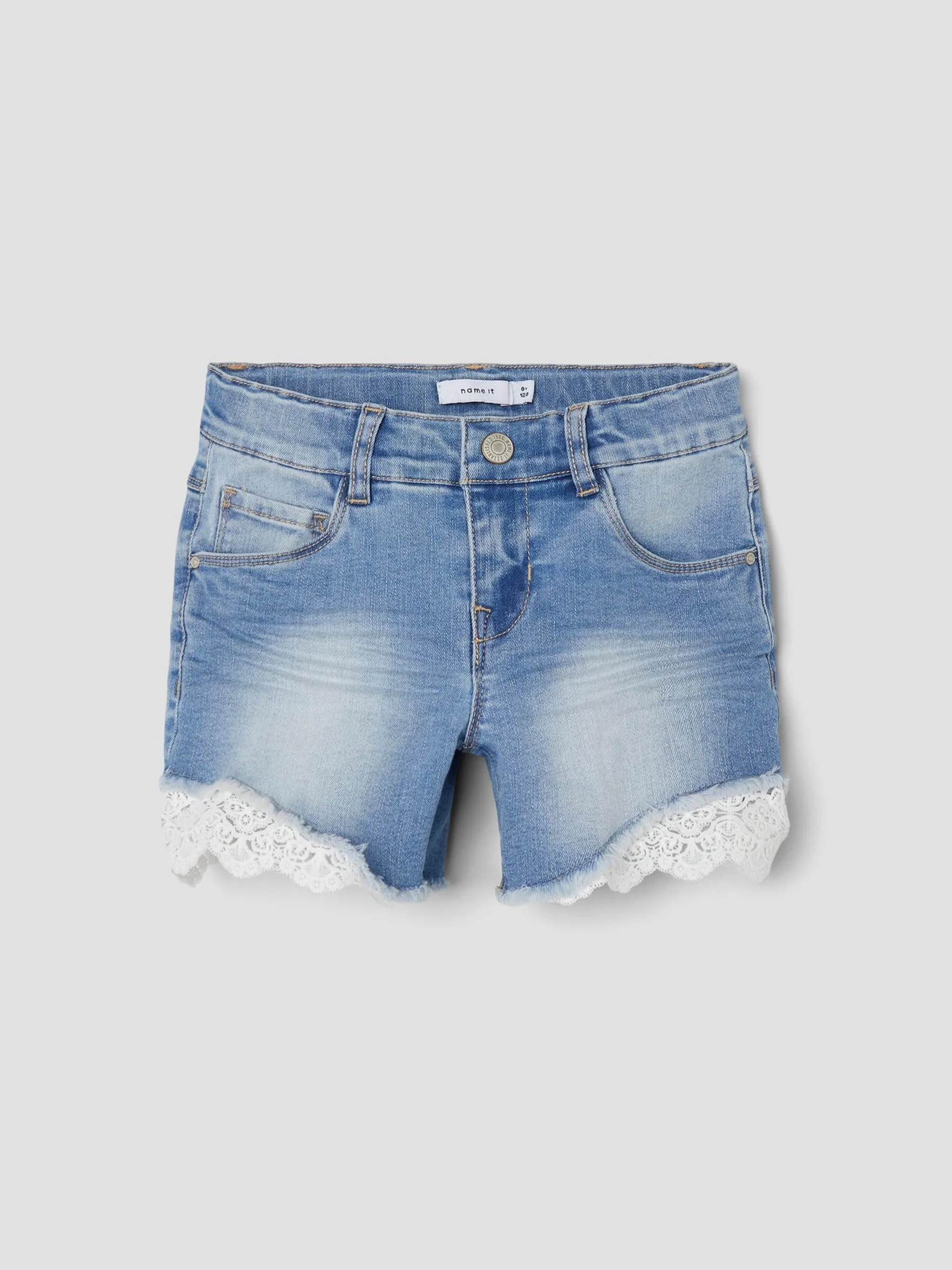 Name IT - Nkfsalli Dnmtaha 2629 Shorts Noos, Pantalocini Denim Bambine e Ragazze