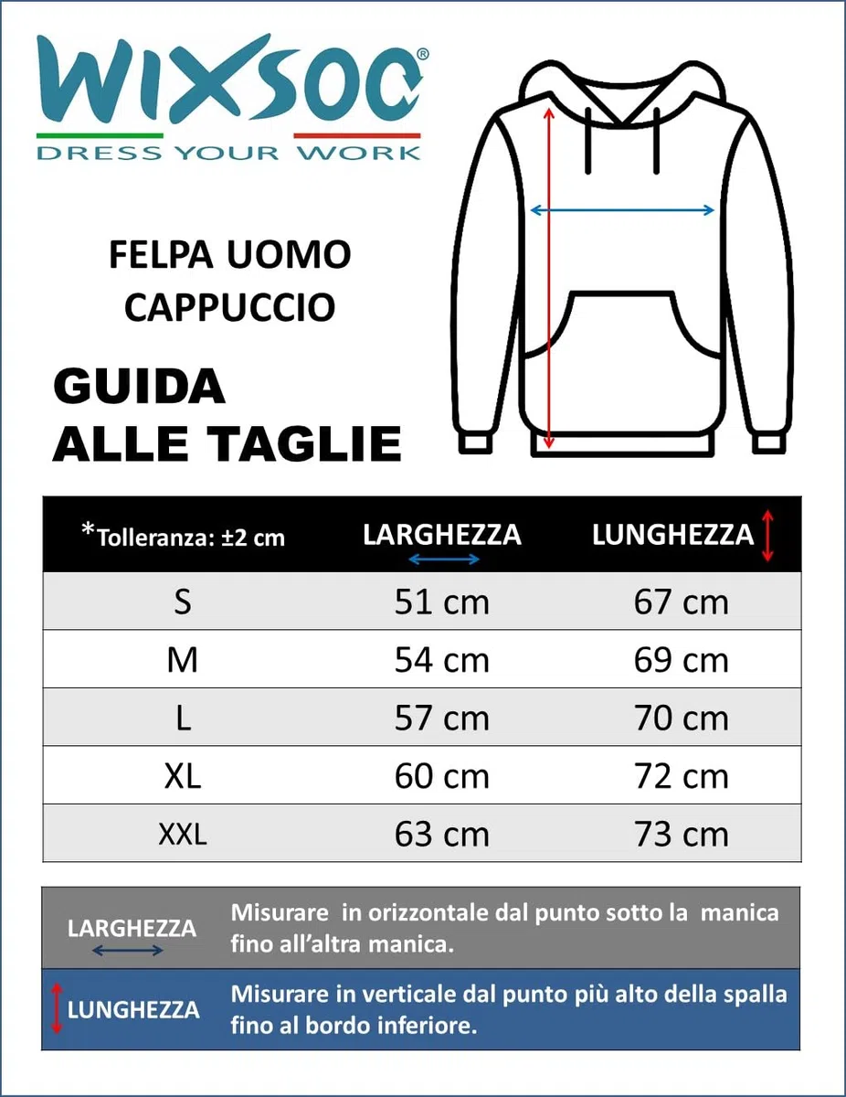 Felpa Security con Cappuccio Uomo Panther Fronte Retro