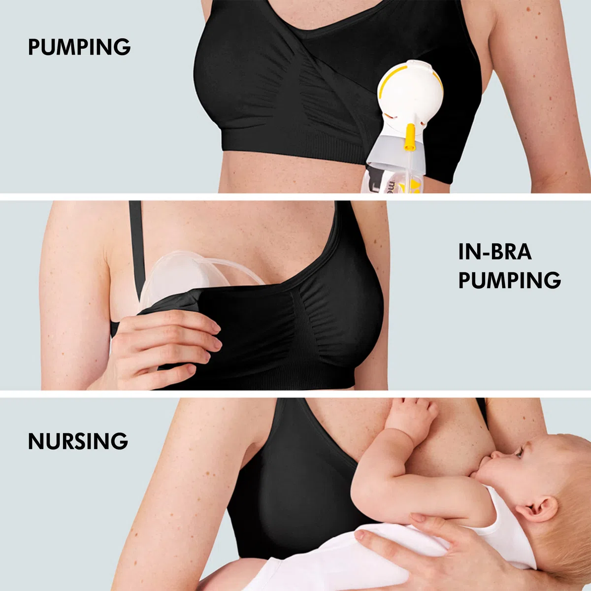 Medela Reggiseno per l'allattamento e l'estrazione 3 in 1