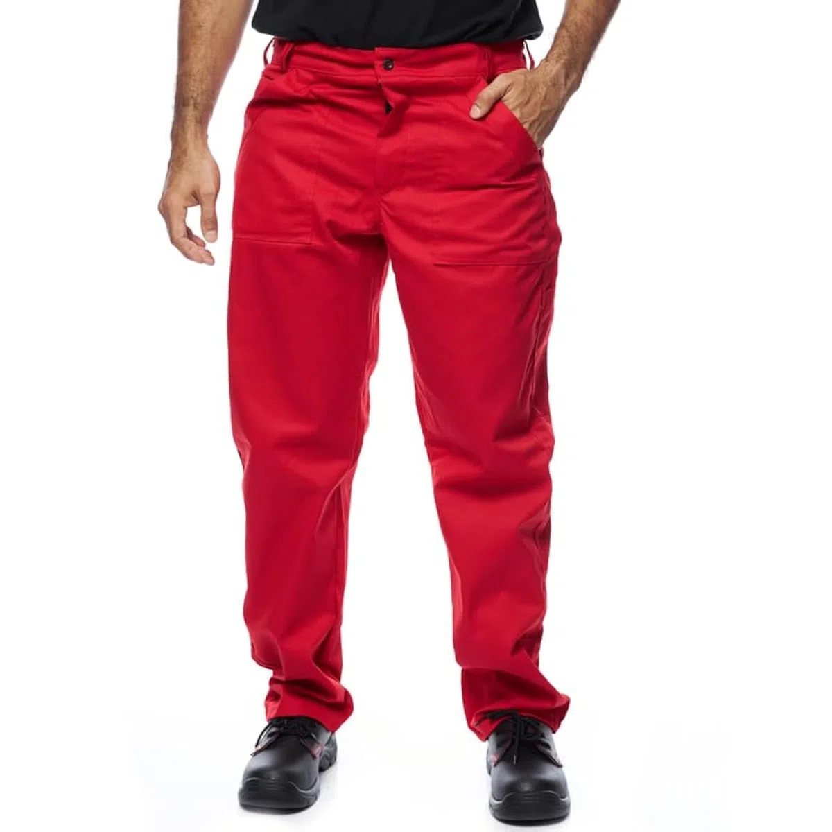 Pantaloni da lavoro da uomo, pantaloni da lavoro modello classico, pantaloni cargo, abiti da lavoro, Made in EU, Colori diversi