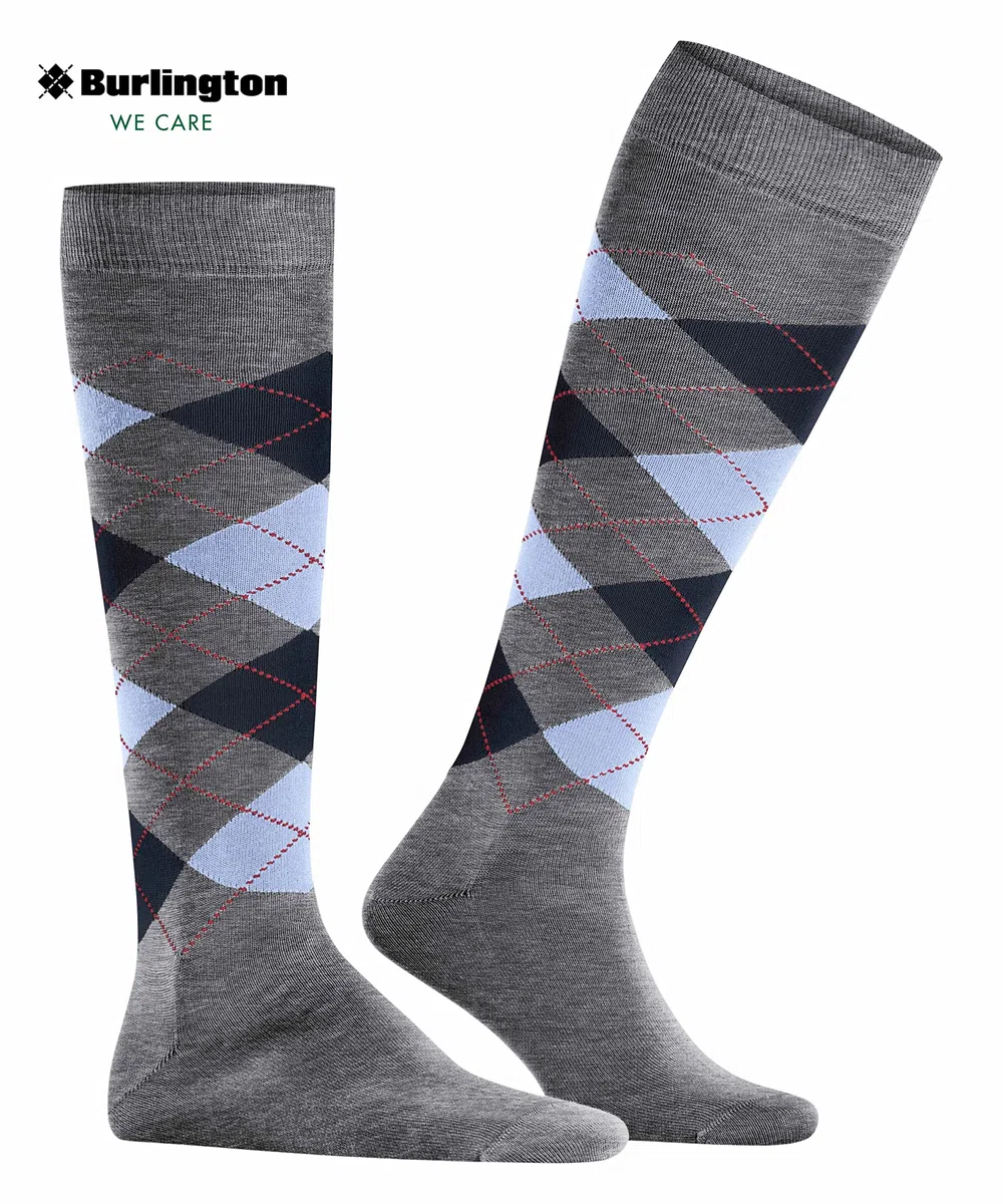Burlington Manchester Uomo Gambaletti con elegante cotone scintillante