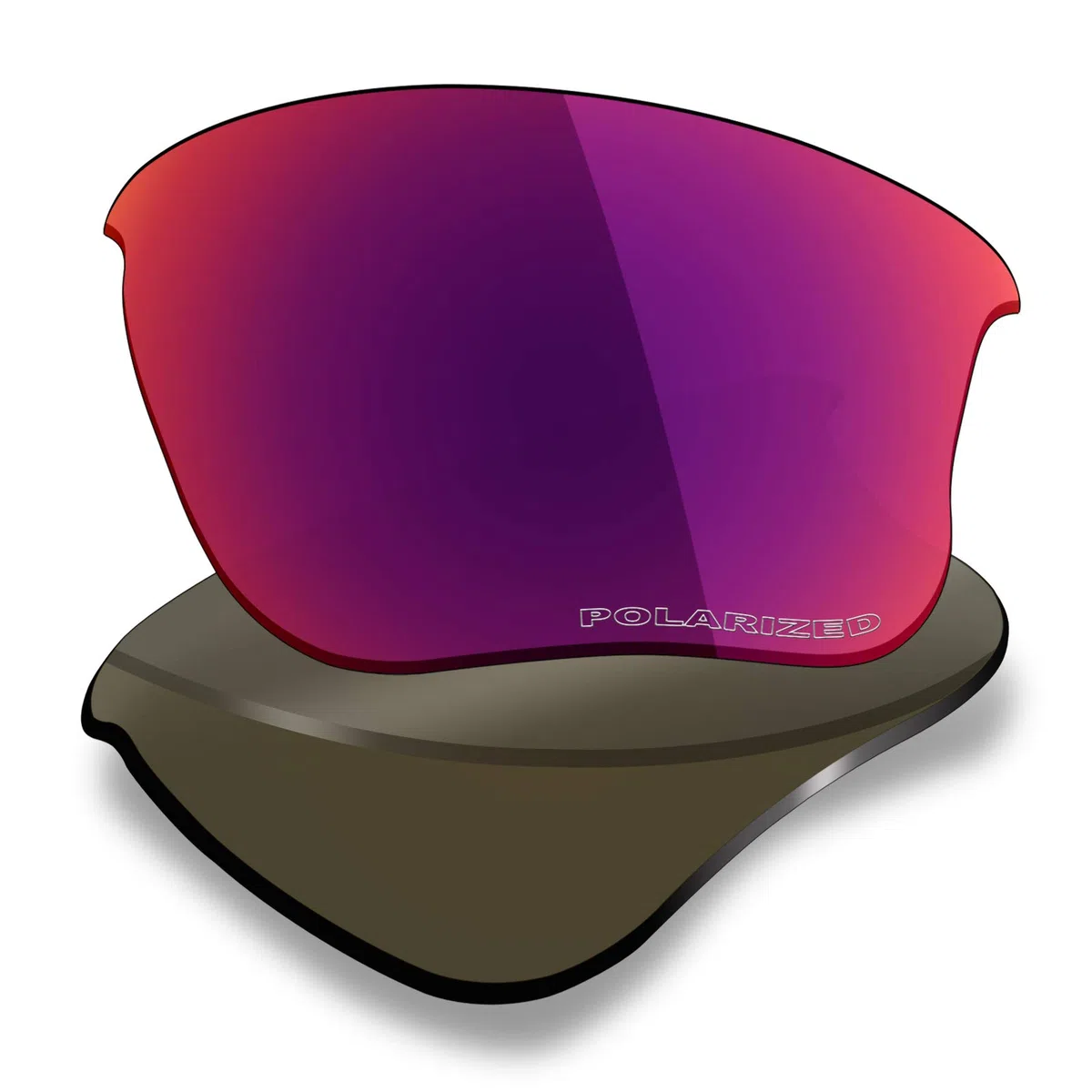 Lenti di ricambio Mryok per Oakley Flak Jacket XLJ - Opzioni Anti-corrosione dell'acqua marina polarizzata, sole di mezzanotte. Taglia unica