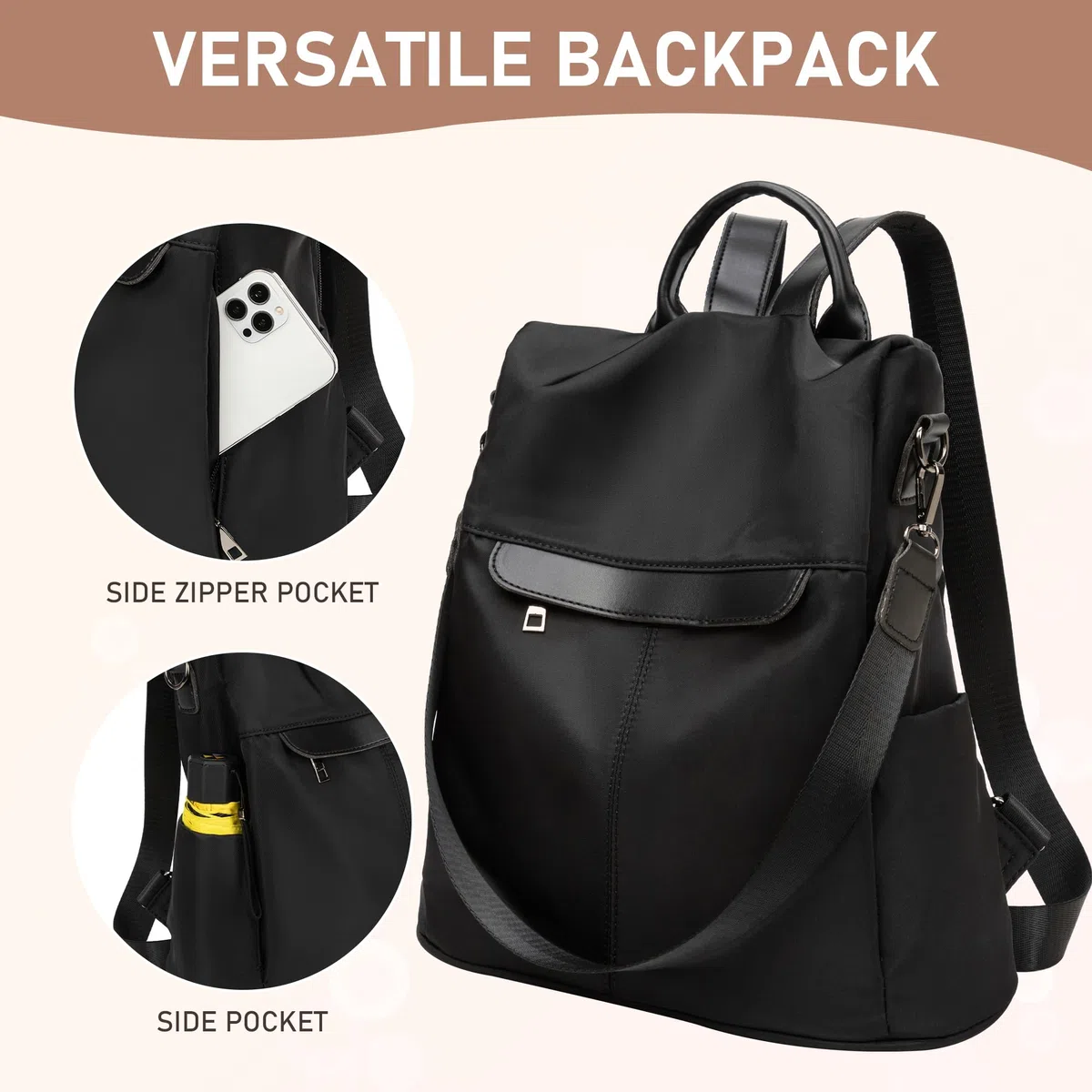 shepretty Zaino da donna Borsa da viaggio Borse Scuola