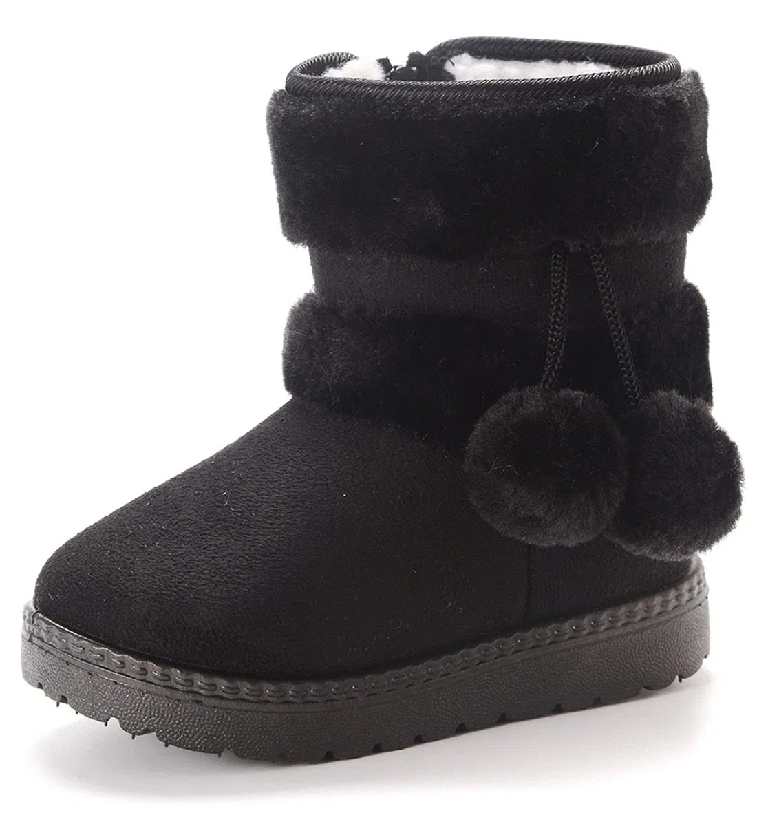 Bambine e Ragazze Carino Stivali da Neve Calda Foderati Stivaletti Inverno Morbide Piatto Stivali Bambini Pelliccia Antiscivolo Boots