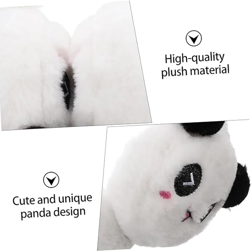 Paraorecchie per bambini, paraorecchie regolabili, paraorecchie in peluche, per ragazza, ragazzo, panda animale, simpatico, scaldabagni, invernali, caldi, paraorecchie e maniche