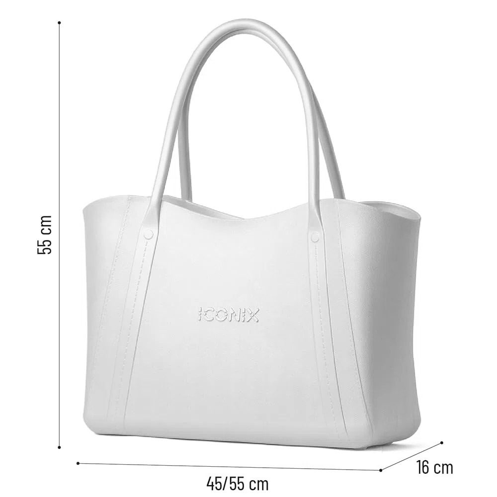 ICONIX Borsa da Viaggio in EVA Impermeabile Leggera e alla Moda Design Originale Made in Italy Ideale per Uso Quotidiano e Versatile in Varie Colorazioni