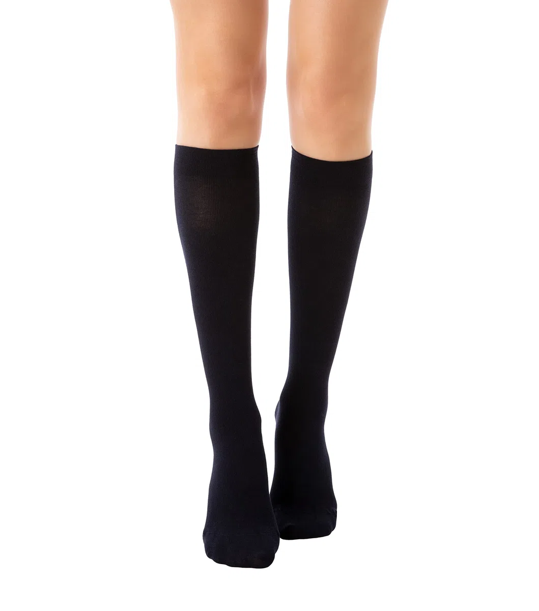 Relaxsan 815 - Gambaletti Compressione Graduata 18-22 mmHg per Uomo Donna, Calze Elastiche in Cotone Leggero