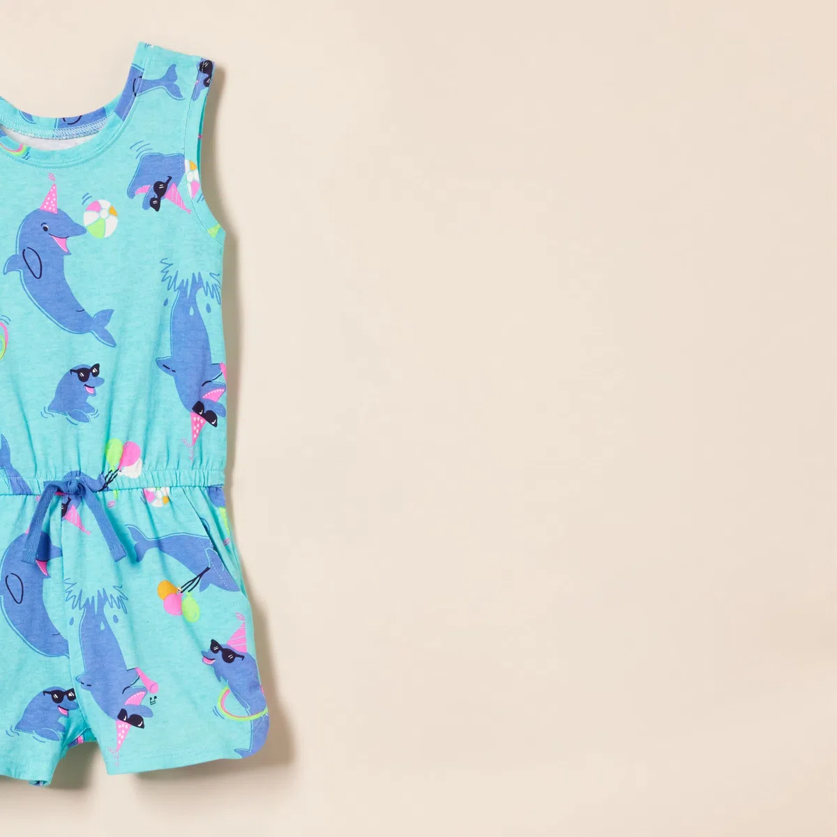 Amazon Essentials Bambine e Ragazze Tuta Corta Smanicata in Maglia