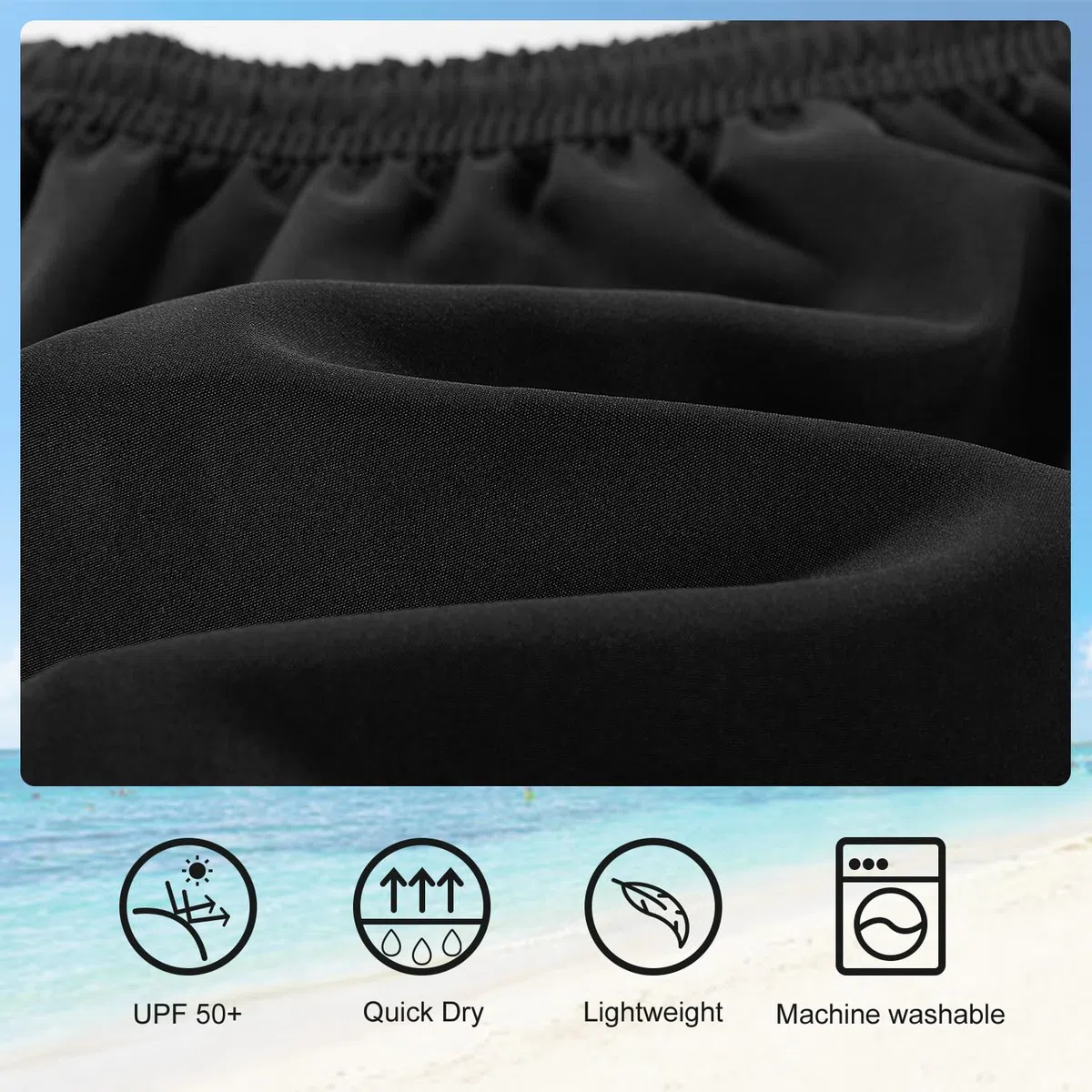 APTRO Pantaloncini Costume da Bagno Nuoto Donna Protezione UV Sportivi da Spiaggia Pantaloni ad Asciugatura Rapida con Tasca