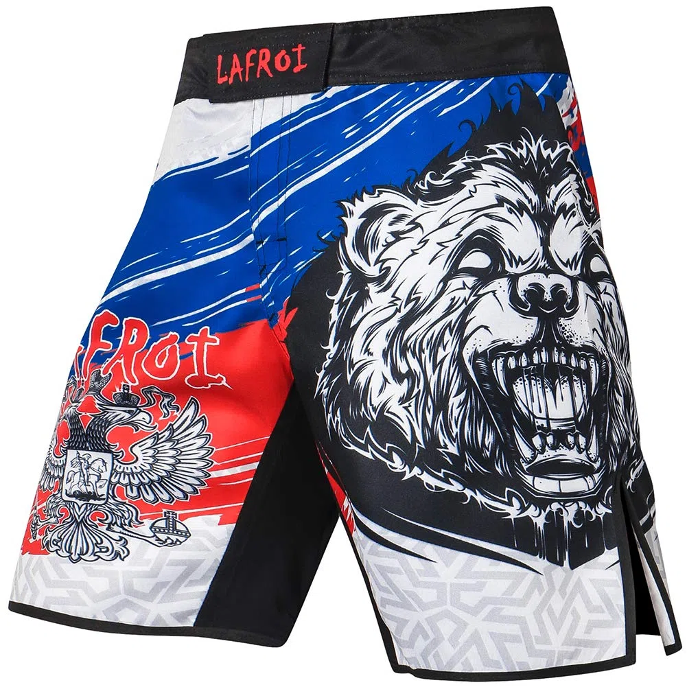 LAFROI Pantaloncini da boxe da uomo, con coulisse e tasca, QJK01