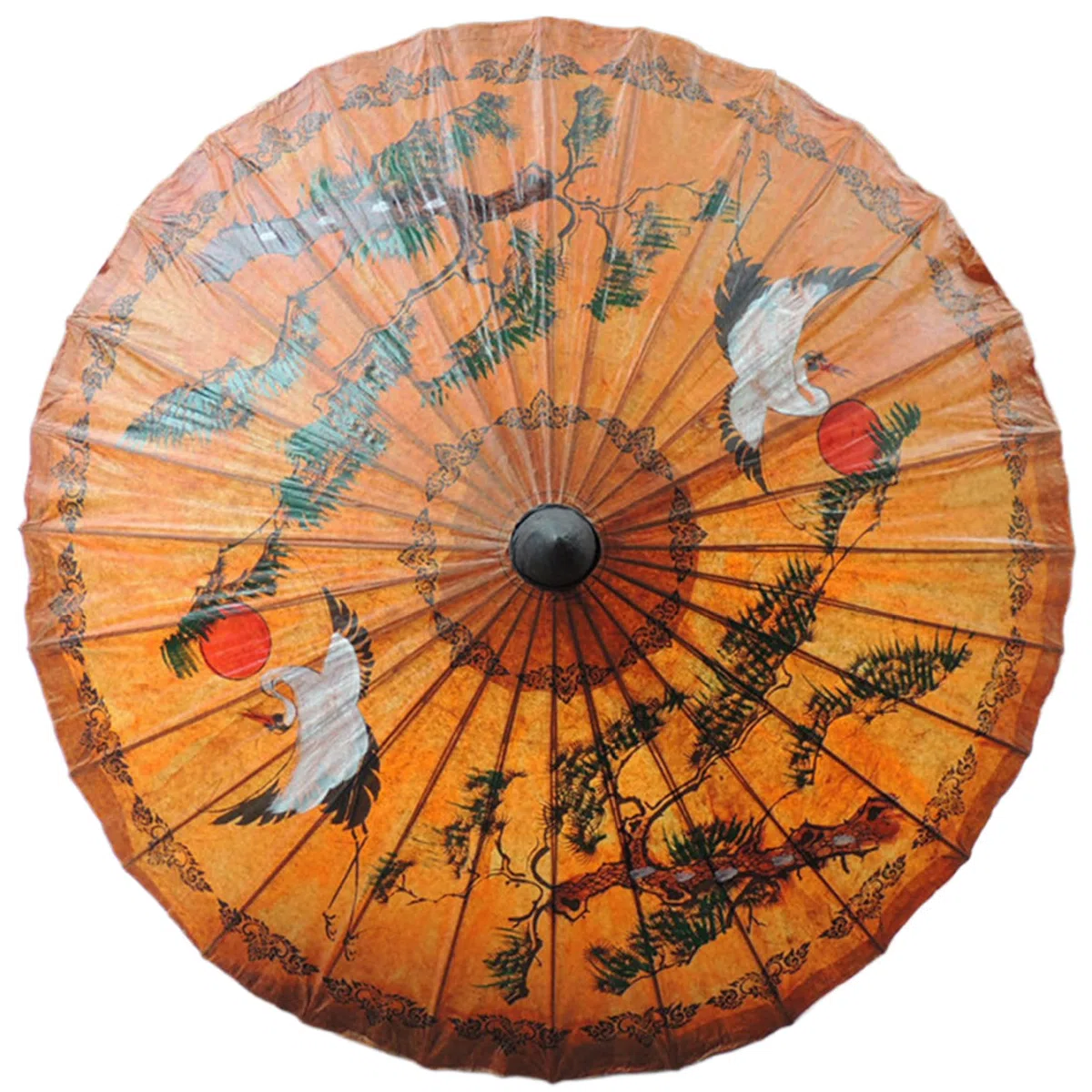Ombrello giapponese, ombrello di seta in bambù Parasol oliato ombrello di danza classica di arte giapponese per feste di nozze costumi di fotografia Decorazione cosplay e altri eventi per la casa