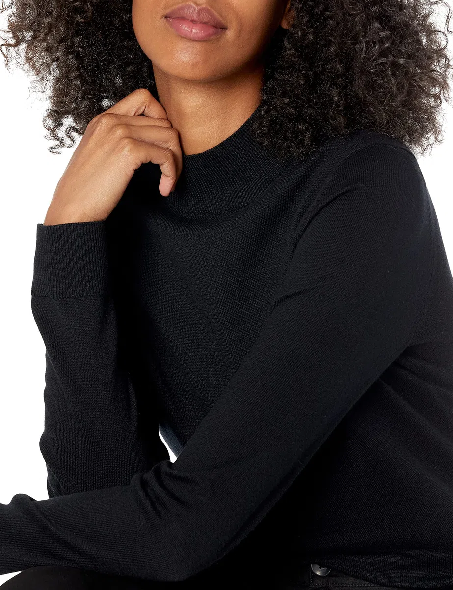 Amazon Essentials Maglione Leggero con Collo a Lupetto (Disponibile in Taglie Forti) Donna