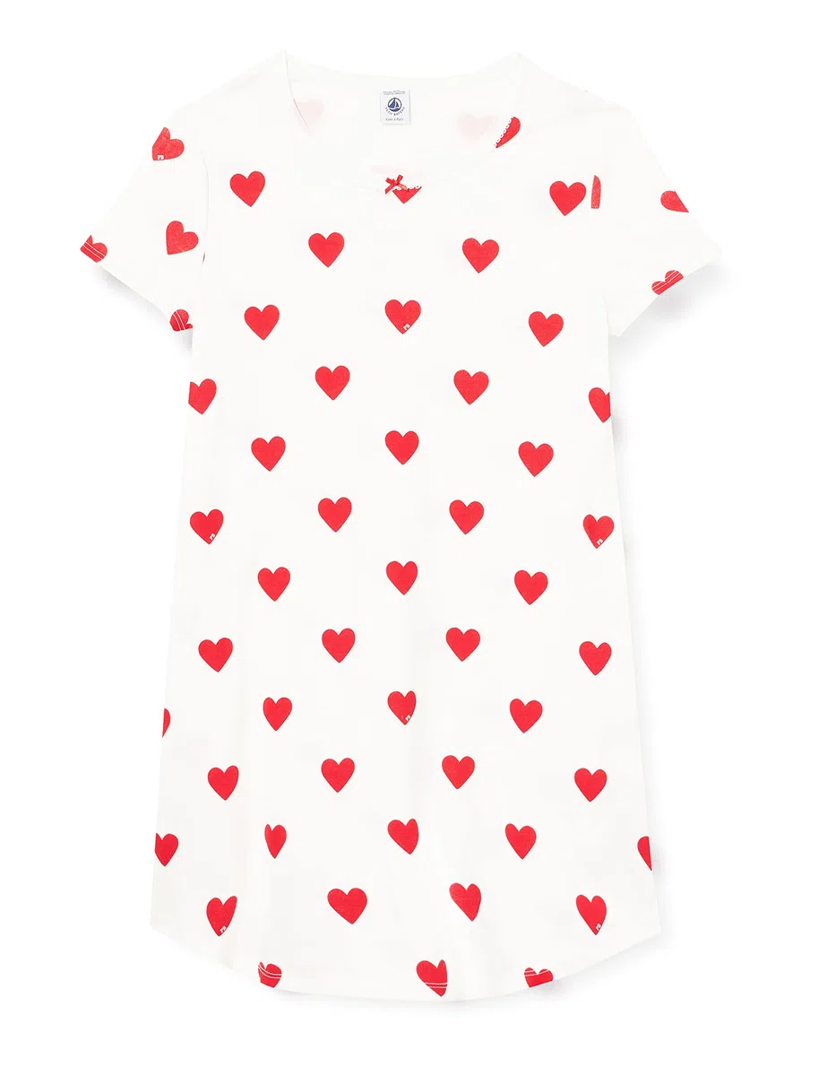 Petit Bateau 59396 Camicia da Notte a Maniche Corte Bambine e Ragazze (Pacco da 1)