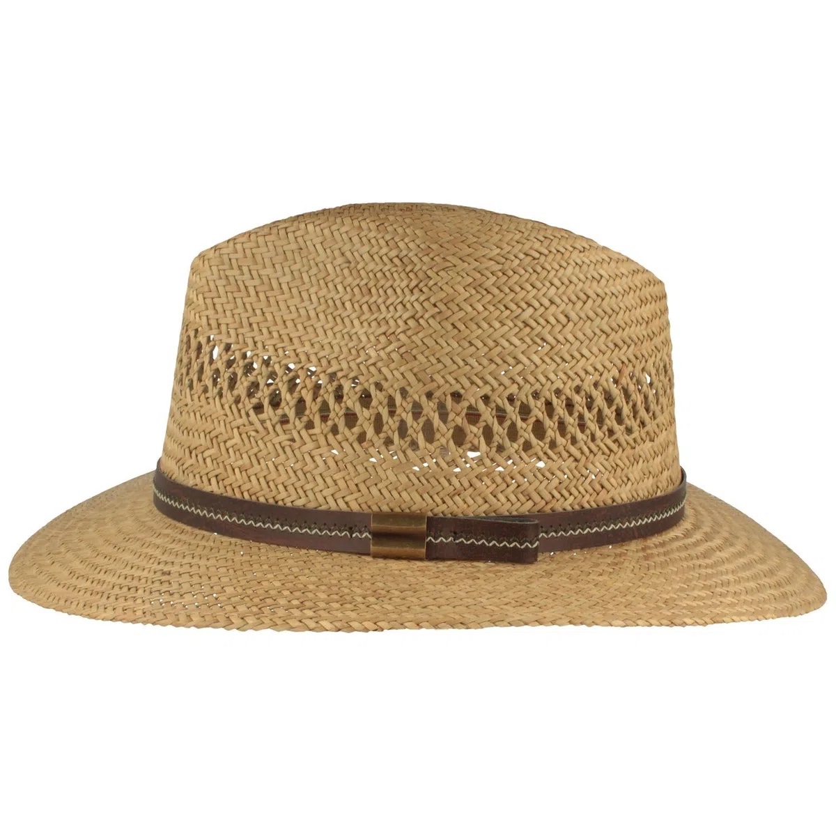 Breiter Cappello da Sole in Paglia Cappello Estivo Intrecciato a Mano, 100% Paglia – Bogart Leggero, Flessibile, Delicato sulla Pelle e Comodo – Colore Naturale