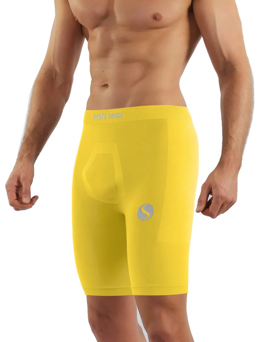 sesto senso Pantaloni Corti da Ciclismo da Uomo Biancheria Intima Sportiva a Compressione