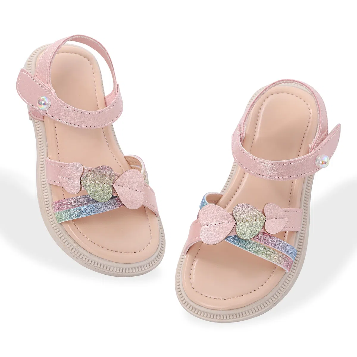 MASOCIO Sandali Bambina Punta Aperta Scarpe Estive per Bimba Bambina 27-35 EU