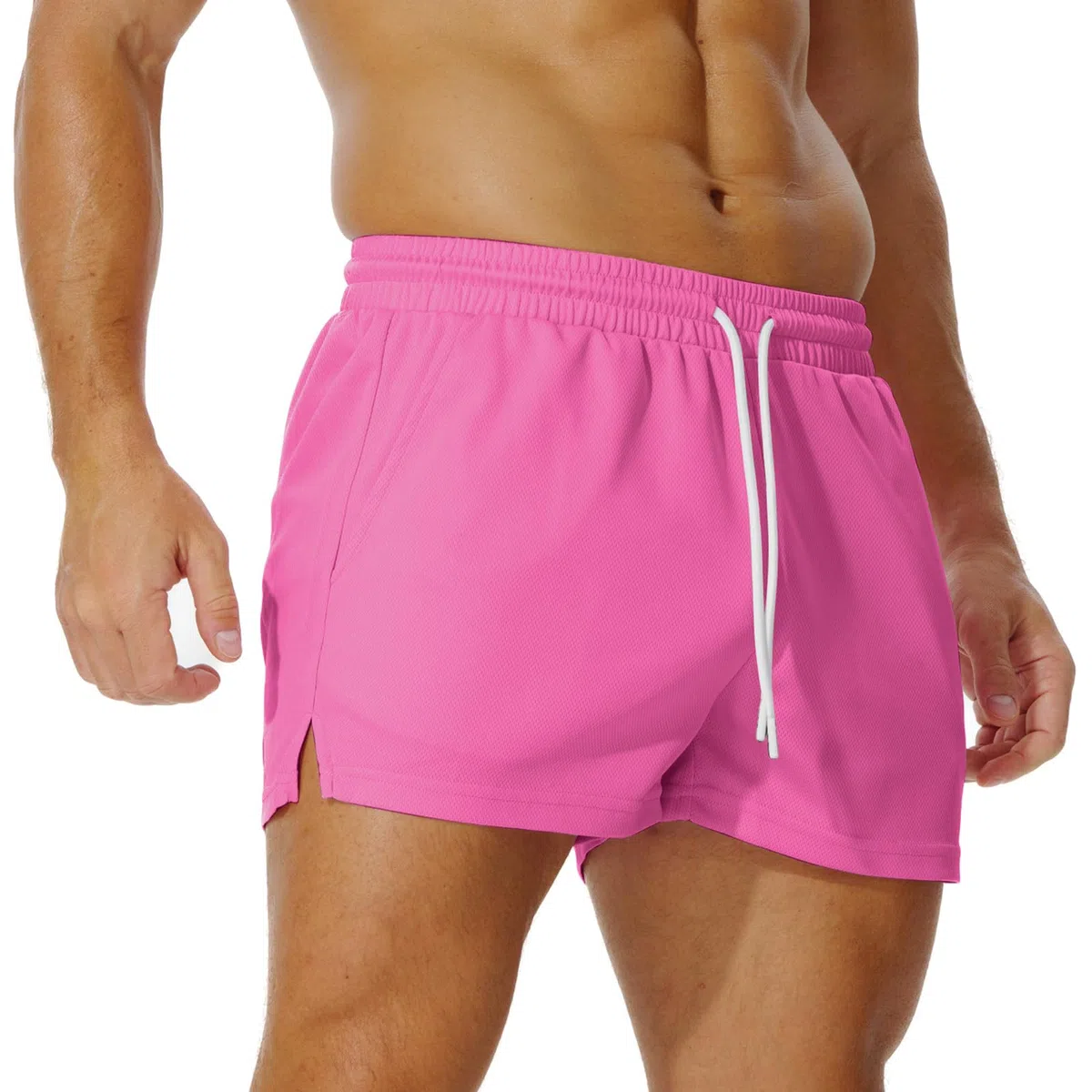 AIMPACT Pantaloncini Running Uomo da 3 Pollici Pantaloncini Uomo Sportivi Leggero Traspirante con Tasche per Palestra Outdoor
