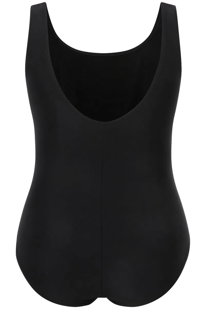 Ulla Popken Costume da Bagno con Bordure, Fascia sotto Il Seno e Fodera sul Davanti 747874