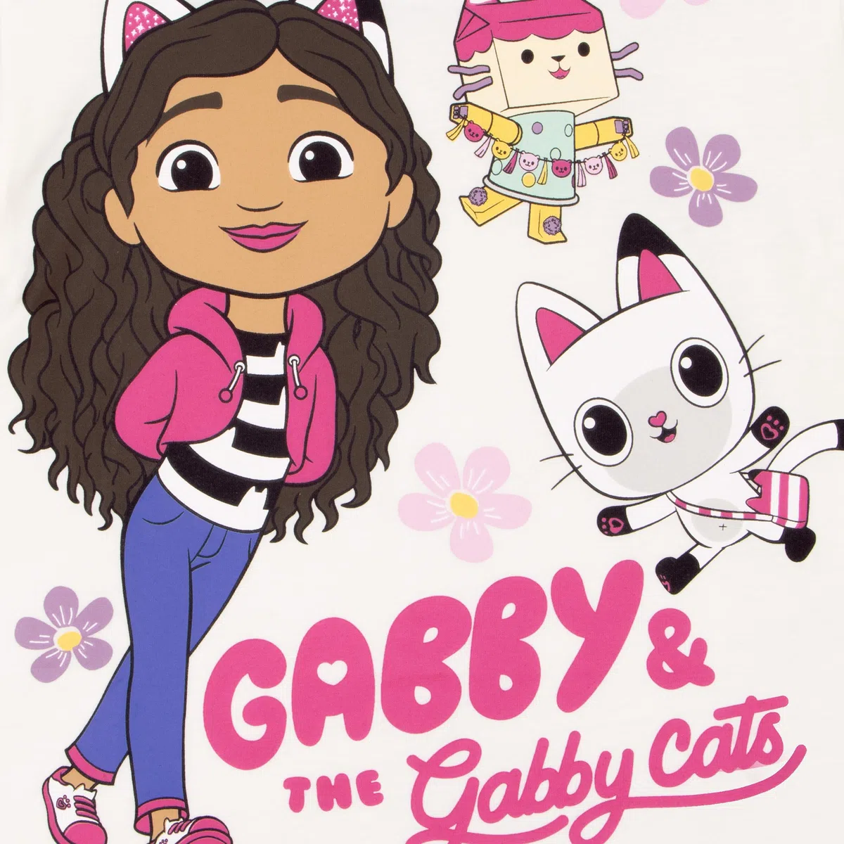 Gabby’s Dollhouse Confezione da 3 Tshirt Bambino, T Shirt Ragazza a Maniche Corte, Magliette Bambina Gabby e Gatti