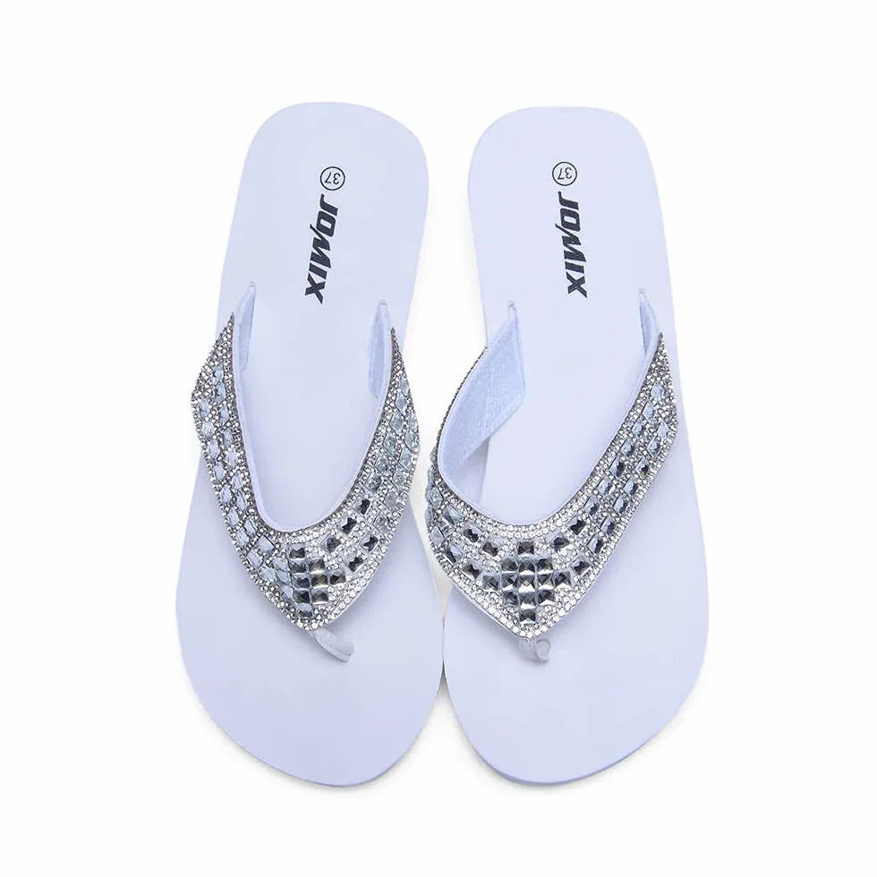 JOMIX Infradito Donna Eleganti Ciabatte Zeppa Casa Mare Piscina