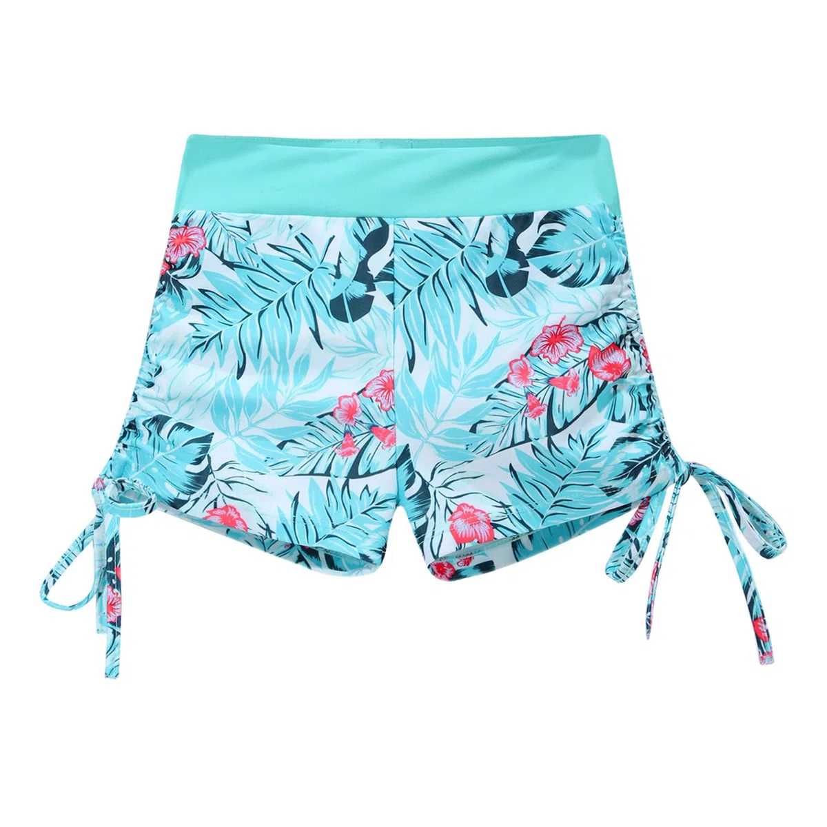 Hedmy Kinde - Costume da bagno corto da ragazza, con stampa, ad asciugatura rapida, per le vacanze e la spiaggia