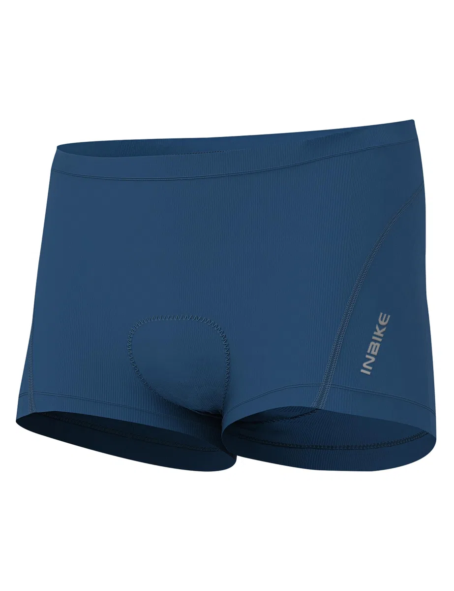 INBIKE Pantaloncini Ciclismo Uomo Intimo Ciclismo con Fondello Pantaloncini Bici Imbottiti Gel Traspirante Boxer Bici Biancheria Mutande MTB
