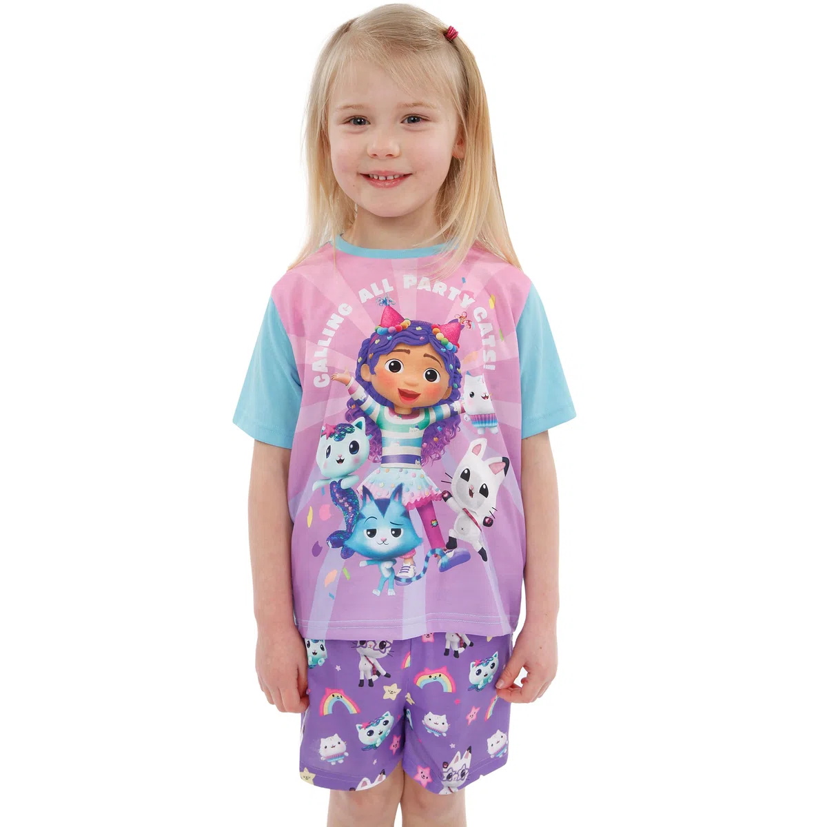 DreamWorks Gabbys Dollhouse Pigiamas | Pigiama Corto Bambina | Pigiamone Gabbys