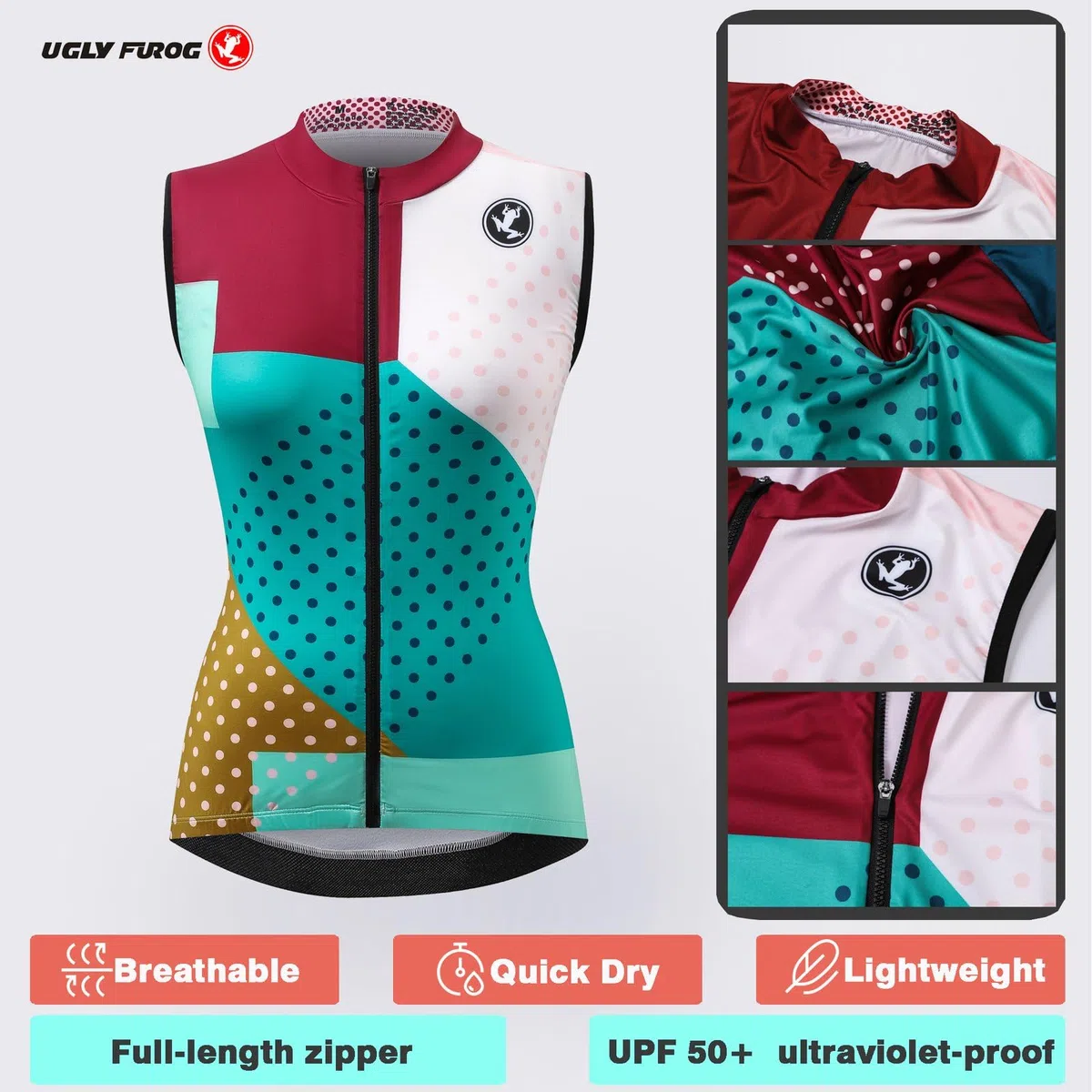 UGLY FROG Donna Ropa Ciclismo Bicicleta Jersey Ropa Ropa Ciclismo Carretera