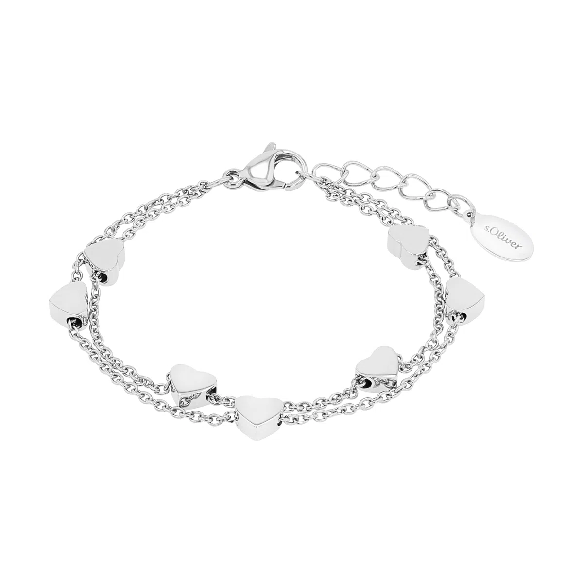 s.Oliver sOliver Bracciale in acciaio inossidabile per bambine, disponibile in una confezione regalo per gioielli