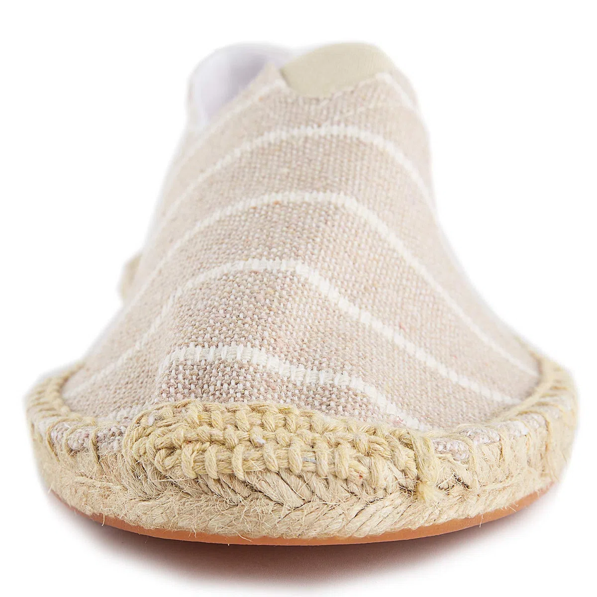 Alexis Leroy Women Summer Stripe Canvas Flat Espadrilles