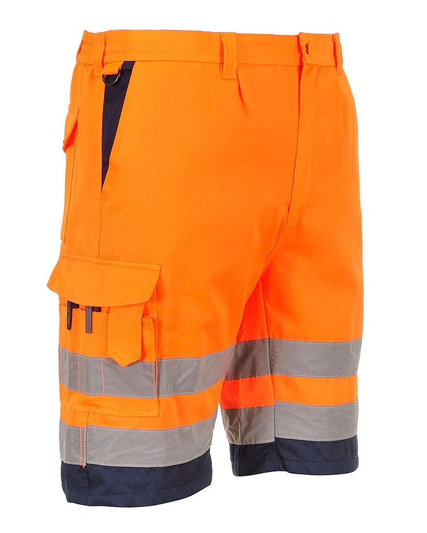 Portwest Pantaloncini da lavoro in policotone Hi-Vis da uomo
