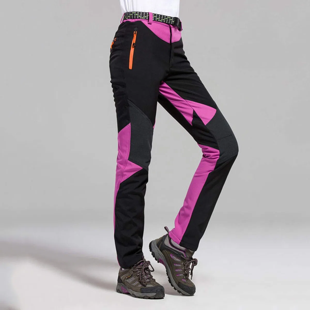 Pantaloni da trekking da donna, termici, da sci, invernali, in pile, da neve, imbottiti, da snowboard, in softshell, per attività all'aria aperta, impermeabili, da caccia, da lavoro