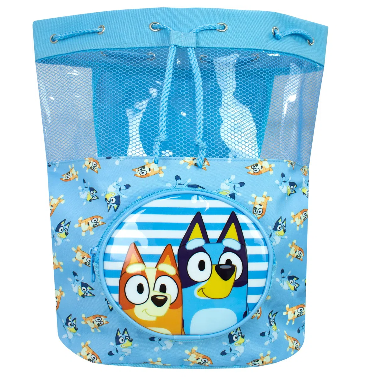 BlueY Borsa da nuoto per bambini Spiaggia Piscina Nuoto Zaino a coulisse per ragazzi o ragazze Blu