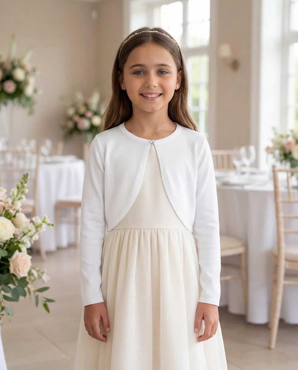 Bolerose Ragazze Manica Lunga Bolero Bambini Caridgan