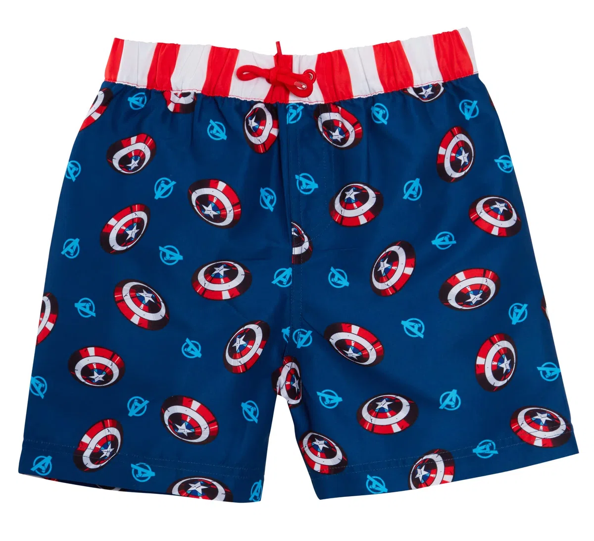 Marvel Pantaloncini da Bagno Captain America + Rash Vest Set da Bagno in 2 Pezzi Set da Bagno per Bambini Top da Surf + Pantaloncini da Surf