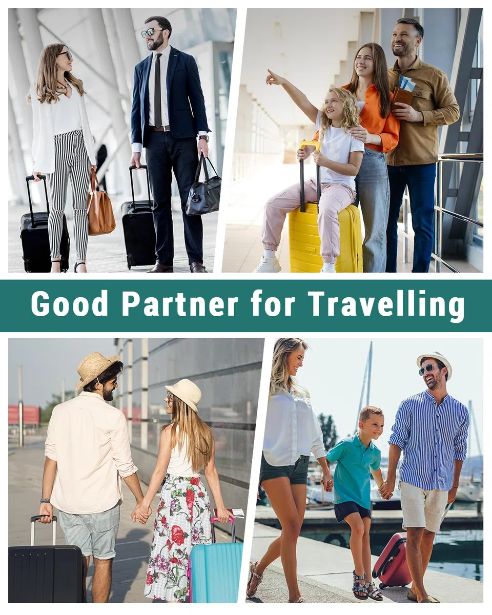 Morbuy Copri Valigia, Coprivaligia Elastico con Tasche per Valigia 18-32 Pollici, Cover Proteggi Valigia Lavabile per Bagagli da Viaggio