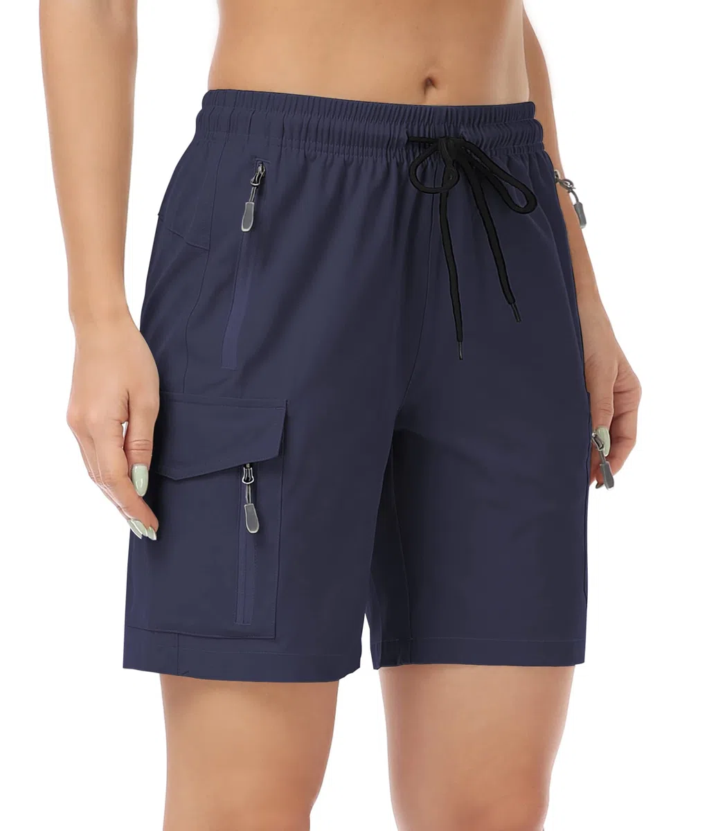 GymBrave Pantaloncini Trekking Donna Estivi Leggeri Cargo Asciugatura Rapida con Tasche Sportivi Outdoor e Viaggio