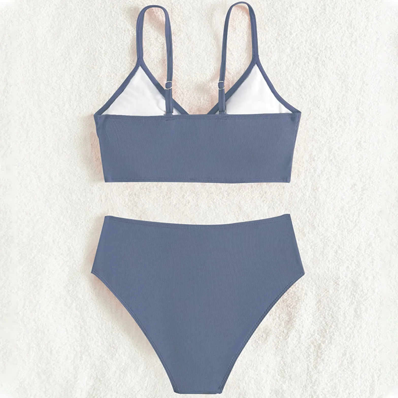 Topgrowth Costume da Bagno in Due Pezzi con Balze per Bambina Set Estivo Mare