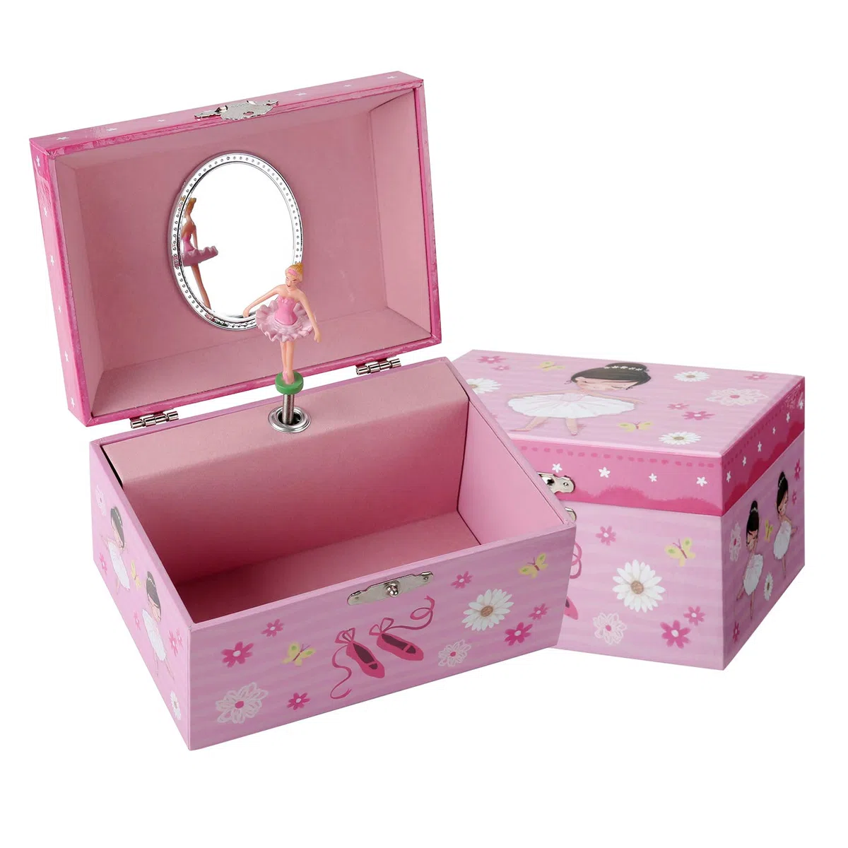 Carillon Portagioie Musicale Keepsake con Carillon Ballerina Girevole Custodia Gioiello per Ragazze