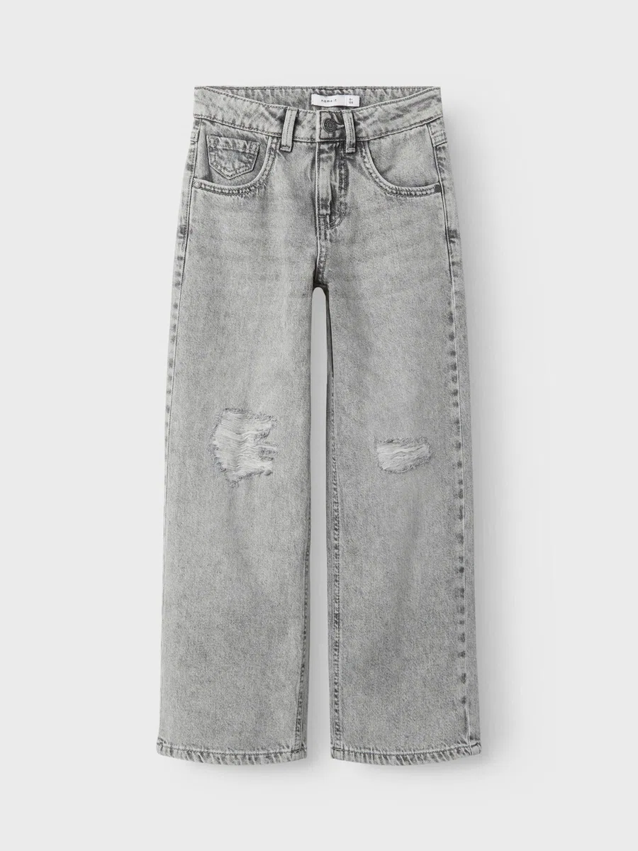 NAME IT - Nkfrose HW Wide Jeans 1411-te Noos, Jeans Larghi Bambine e Ragazze