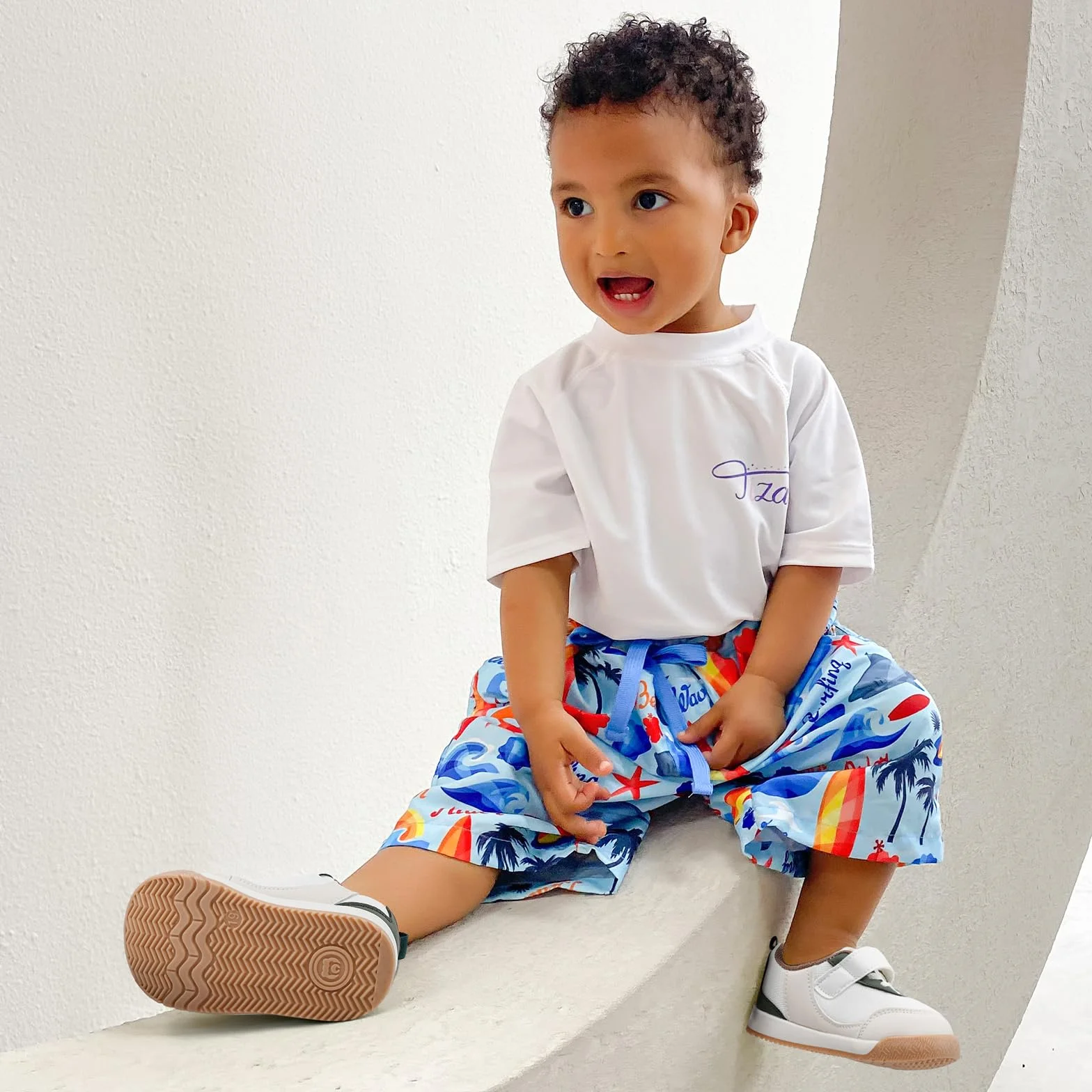 LACOFIA Scarpe Primi Passi Bambino Scarpine Neonato Sneakers Bimbo con Suola Gomma Antiscivolo