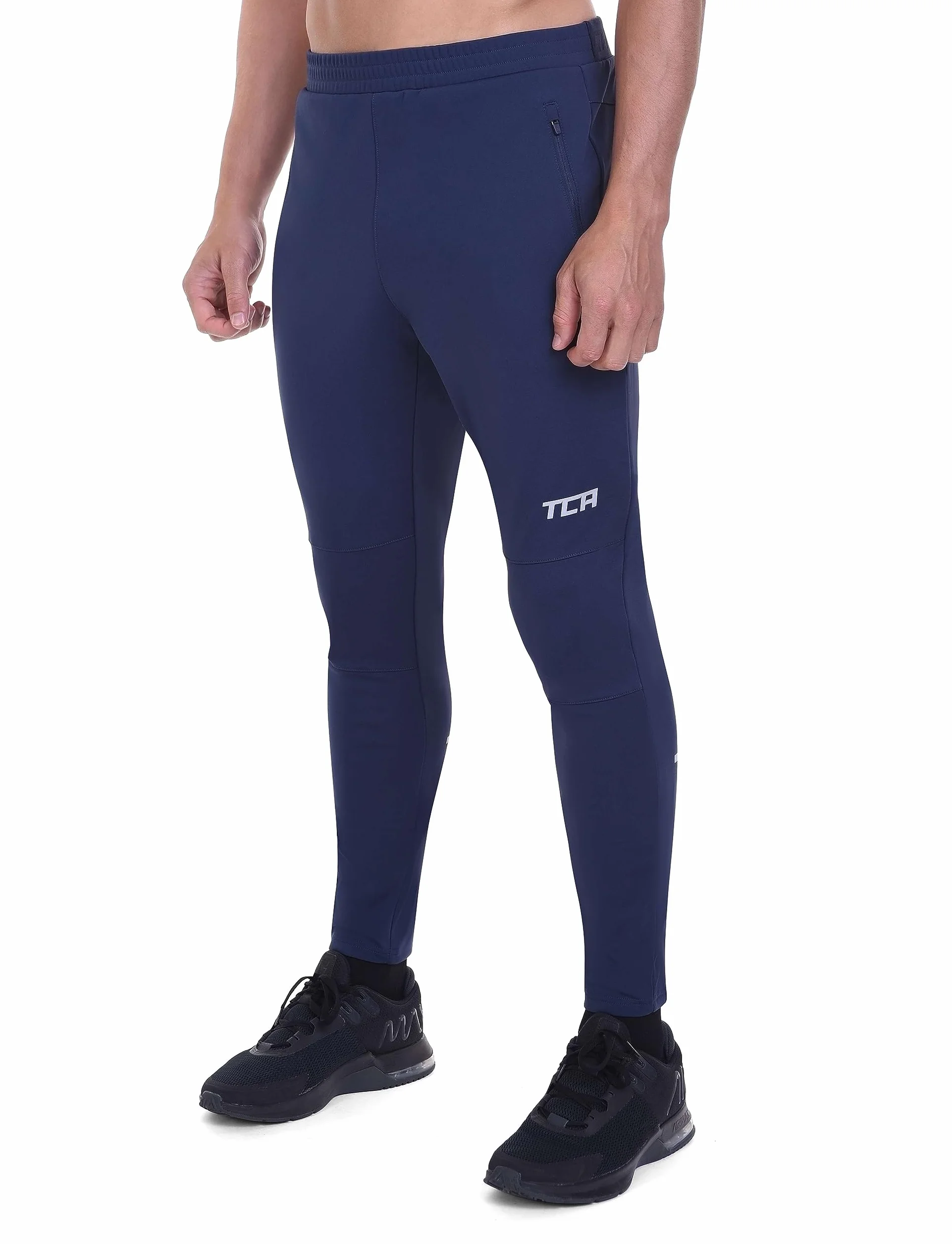 TCA Pantaloni Termici da Ciclismo Invernali per Corsa, Ciclismo, Camminata e Escursionismo con Tasche con Cerniera
