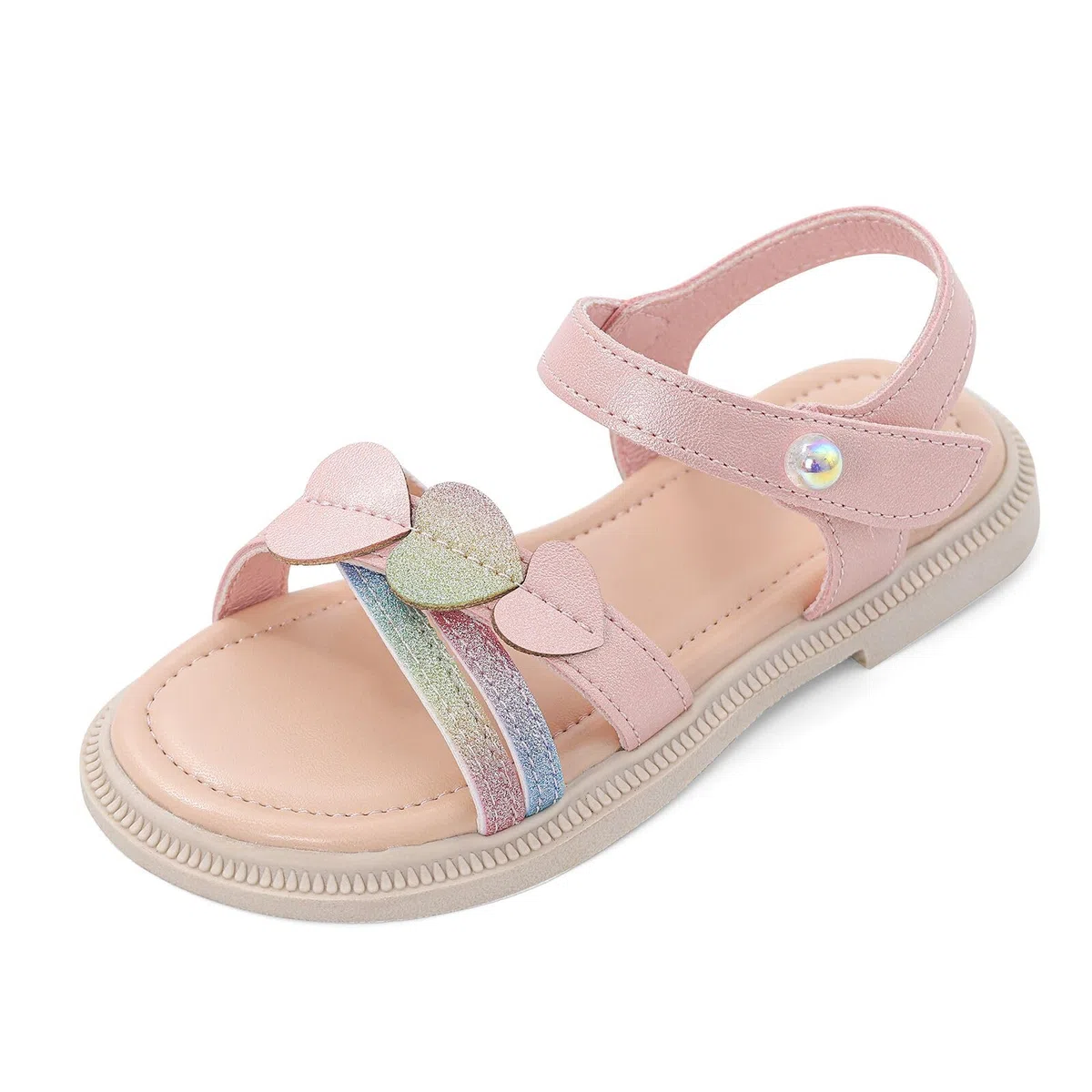 MASOCIO Sandali Bambina Punta Aperta Scarpe Estive per Bimba Bambina 27-35 EU