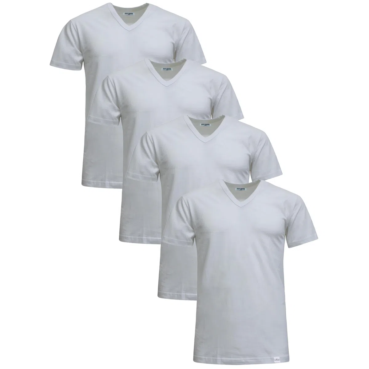 Navigare T-Shirt Canotta in 100% Cotone, Confezione da 2-4 Pezzi, Limited Edition for Azzeta