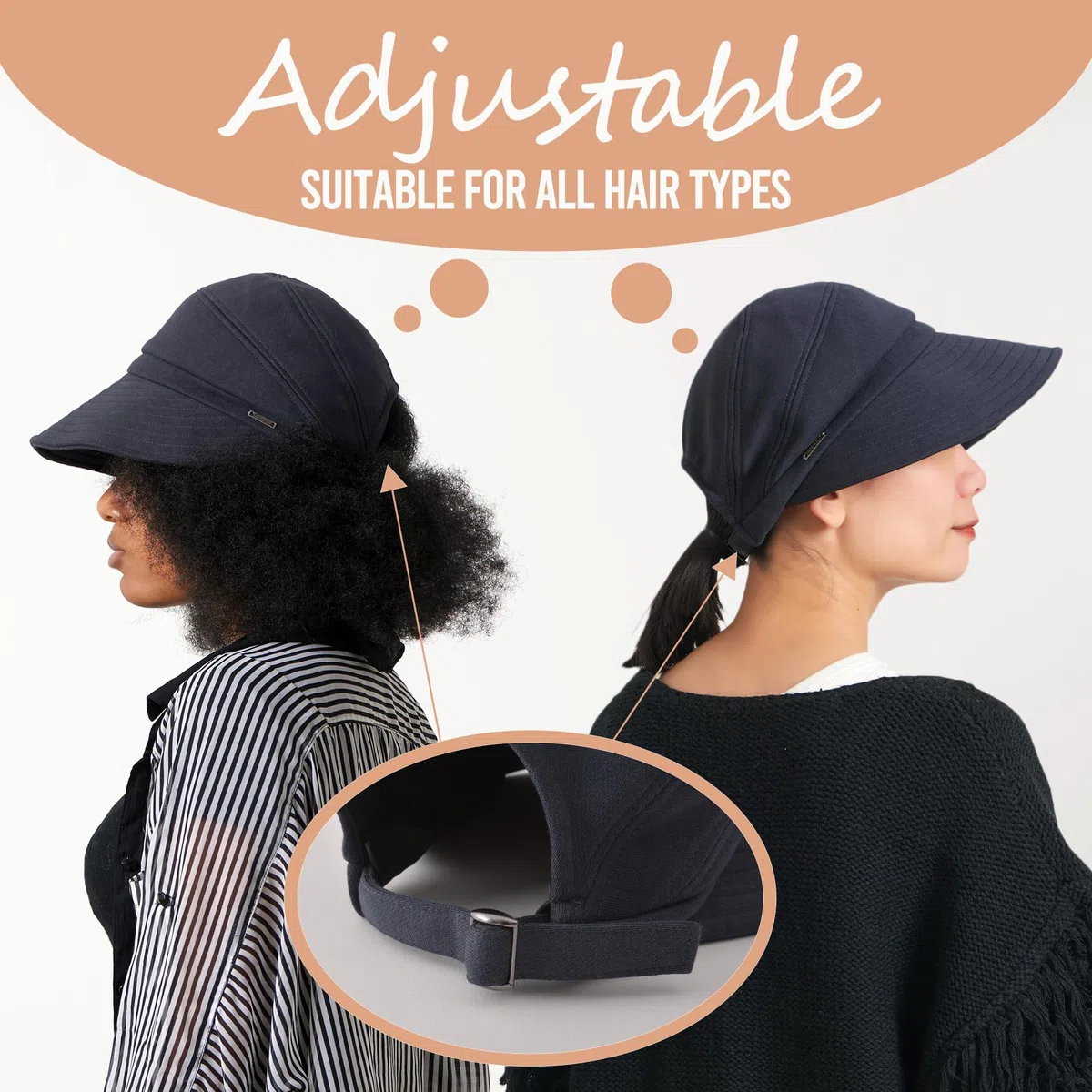 CHARM Cappello Cotone Donna con Visiera - Berretto Cappello da Sole Protezione UV Cappelli Visiera Estate Invernale