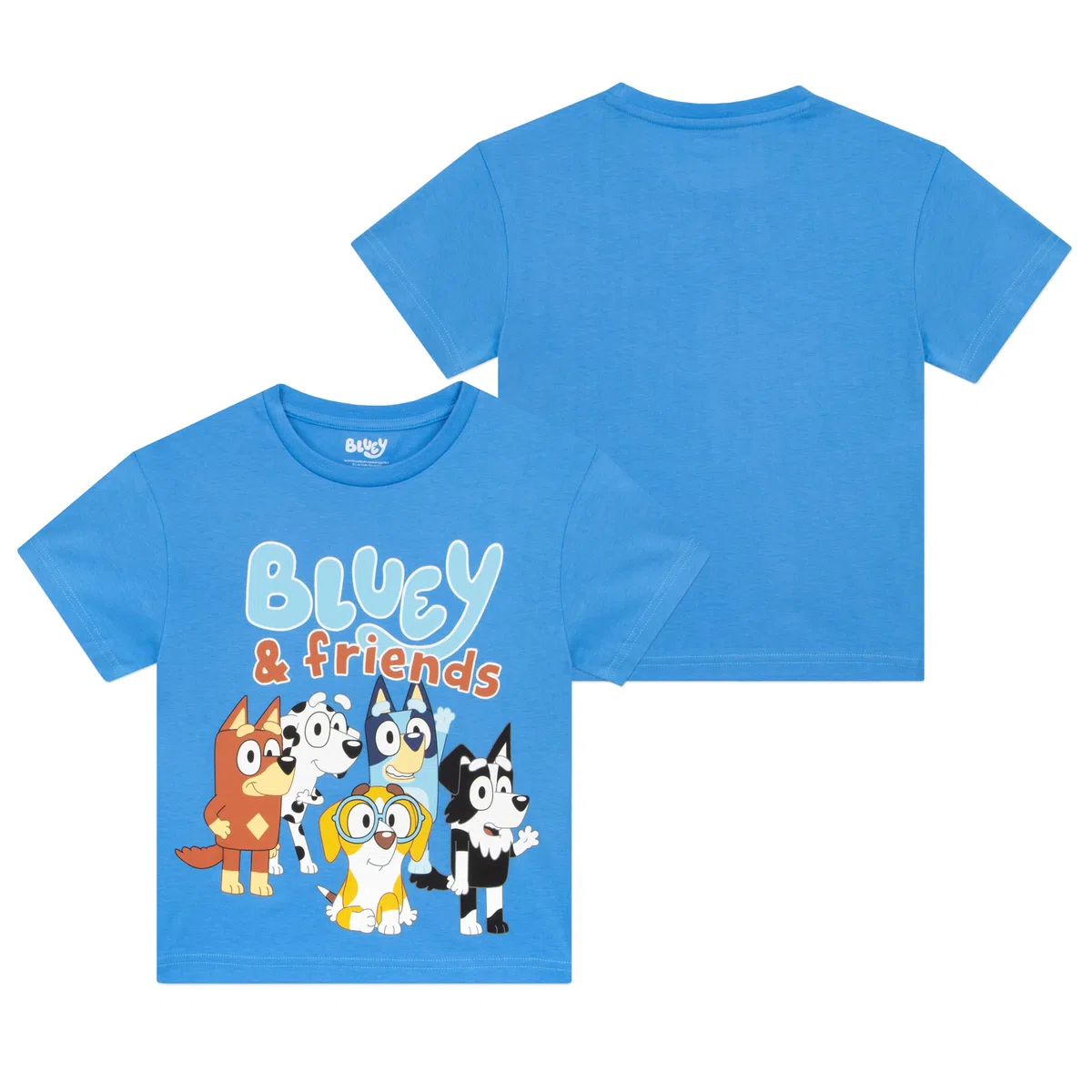 Bluey Vestito Bingo Abbigliamento per Ragazzi | Completo Bambino Estivo | Cotone Pantaloni Corti Ragazzo