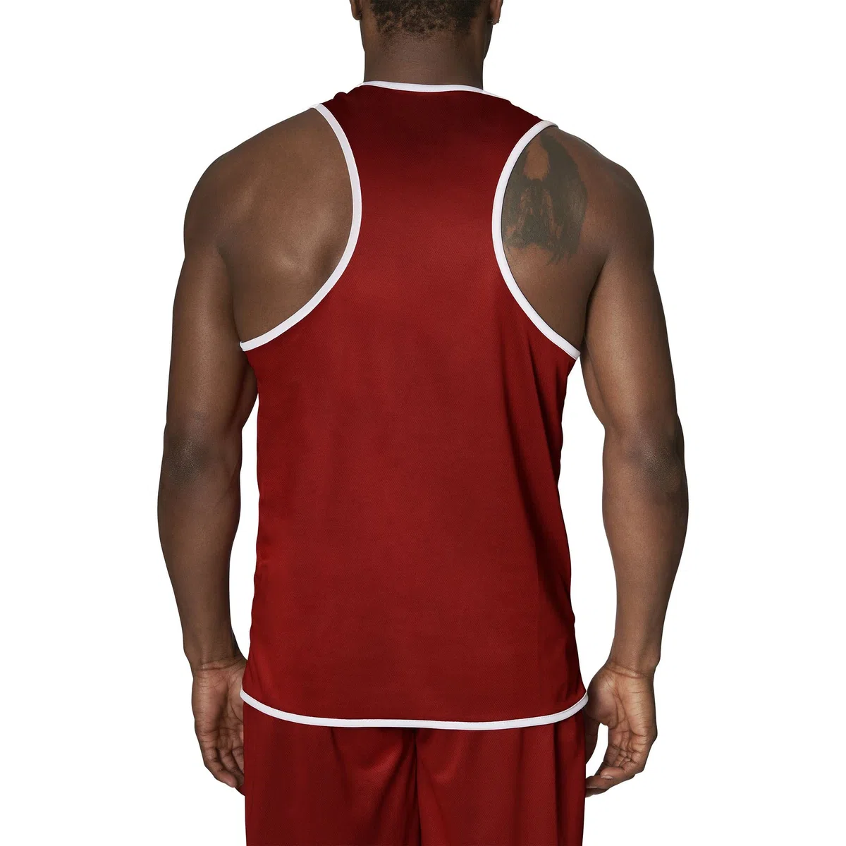 LEONE 1947, AB214, Canottiera Boxe Rosso/Blu