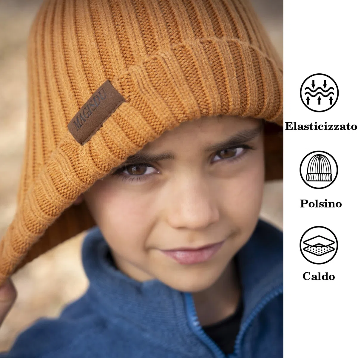 Cappello Bambino Bambina Lana Merino Berretto Invernale Liner Cappelli Termico Ragazzo Ragazza
