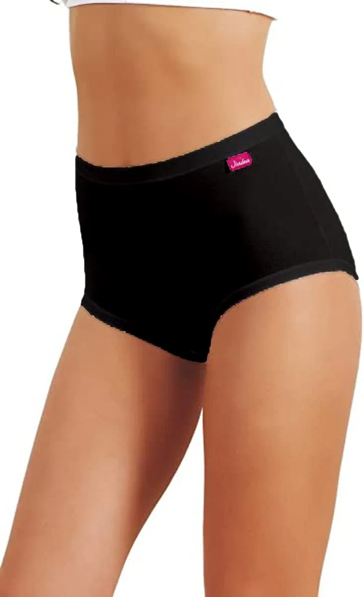 JADEA 787 - Slip da Donna, 6 Pezzi, in Cotone Elasticizzato, con Vita Alta, a Vita Alta, in Stile Italiano